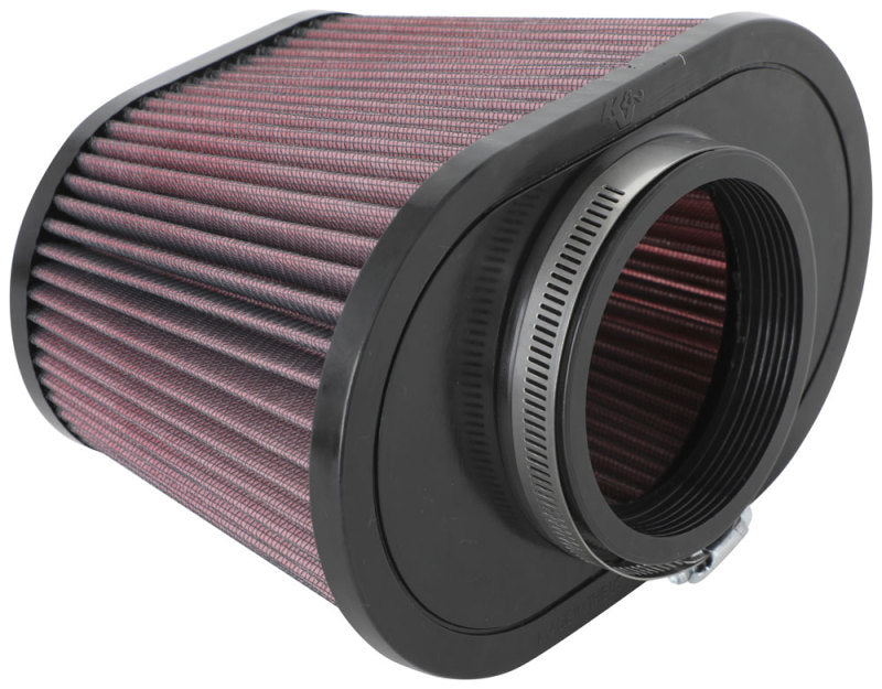 K&amp;N Universal Clamp-On Air Filter 3.5in Flg ID x 8.5x5.25in B OD x 6.25x4in T OD x 5.5in H - RU-5040