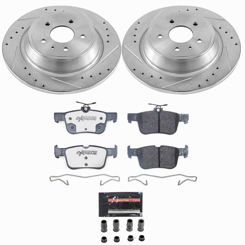 Power Stop 17-19 Ford Escape Rear Z36 Truck & Tow Brake Kit - K7723-36