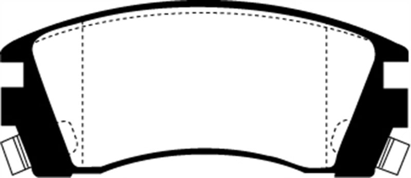 EBC 91-93 Nissan NX 2.0 Ultimax2 Front Brake Pads - UD509 for 1991-1994 Nissan Sentra - close-up