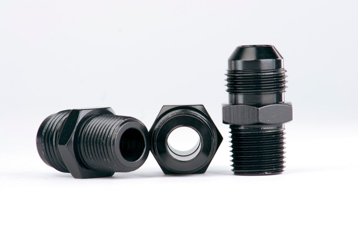 Aeromotive Carb. Reg 13205 Fitting Kit (Incl. (3) 3/8in NPT to AN-08 fittings) - 15205