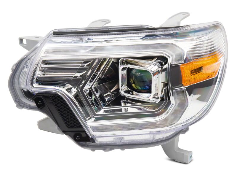 Raxiom 12-15 Toyota Tacoma Axial Series Switchback Projector Headlights- Chrome- Clear Lens - TT23360 - additional view 10