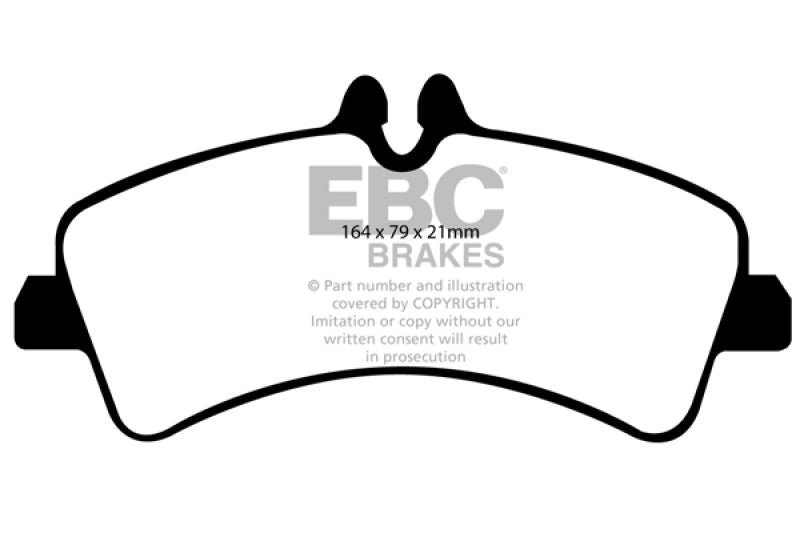EBC 07+ Dodge Sprinter 3500 DRW Ultimax2 Rear Brake Pads - UD1318