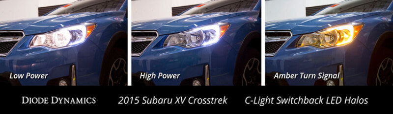 Diode Dynamics Subaru Crosstrek/Impreza C-Light Swithback LED Halos - DD2221