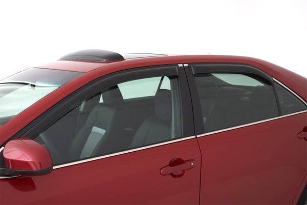 AVS 05-09 Kia Sportage Ventvisor Outside Mount Window Deflectors 4pc - Smoke - 94211 for 2005-2009 Kia Sportage - front view