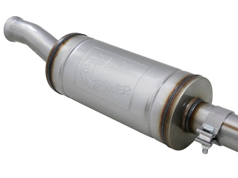 aFe MACH Force-Xp 2.5in 409SS Axle-Back Hi-Tuck Exh Sys w/ Pol Tip 18-20 Jeep Wrangler (JL) V6 3.6L - 49-48075-P
