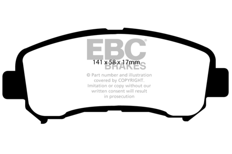 EBC 14+ Nissan Juke 1.6 Turbo Nismo RS Redstuff Front Brake Pads - DP31954C