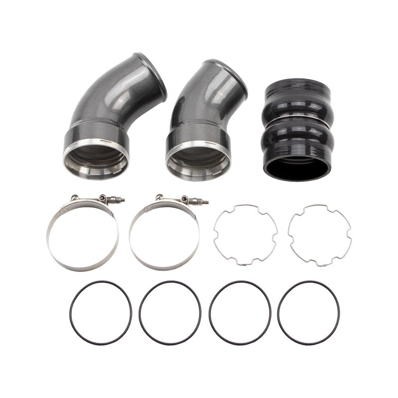 Wehrli 06-10 GM Duramax LBZ/LMM Passenger Side 3.5in Intercooler Pipe - Bengal Red - WCF100367-BR