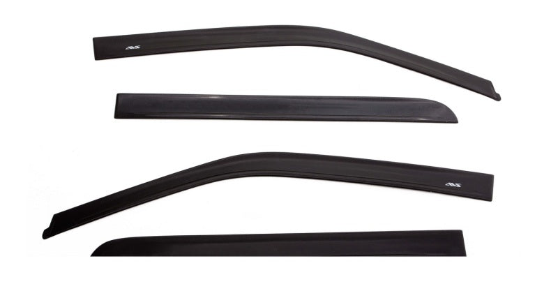 AVS 09-18 Dodge RAM 1500 Crew Cab Ventvisor In-Channel Window Deflectors 4pc - Matte Black - 1774004