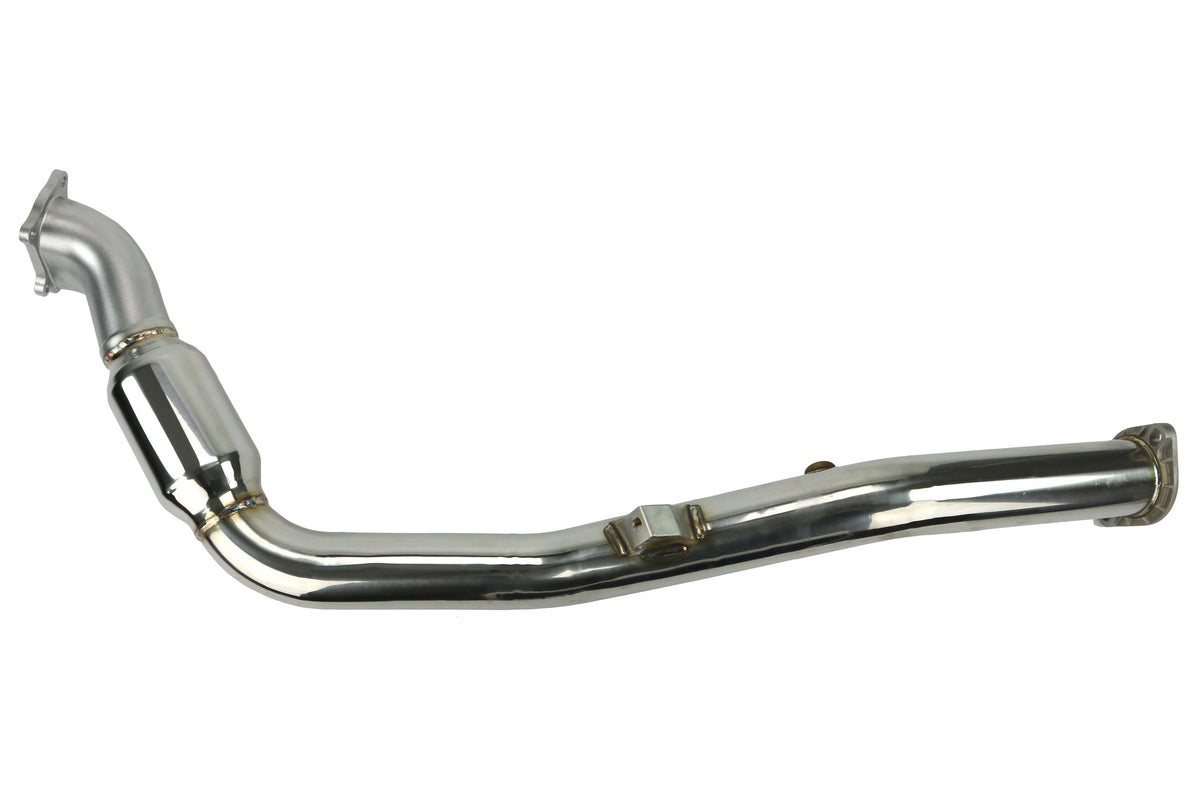 Invidia 05+ MT LGT / 08+ WRX/STi Polished Divorced Waste Gate Downpipe - HS08SW1DPC