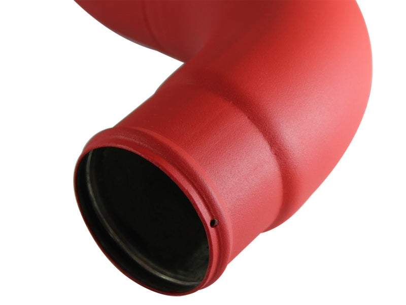 aFe BladeRunner 3in Red Intercooler Tubes Hot &amp; Cold Side Kit for 13-14 Dodge RAM Diesel 6.7L (td) - 46-20134-R