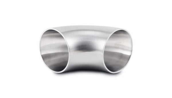 Vibrant 2.5in O.D. T304 SS 90 Deg Mandrel Bend (2.5in Centerline Radius) - 13310 by Vibrant - front view