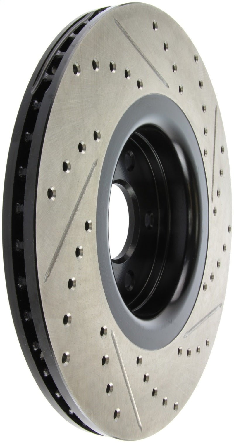 StopTech 14+ Ford Focus ST w/ 335mm Brakes Front Right Slotted & Drilled Rotor - 127.65146R