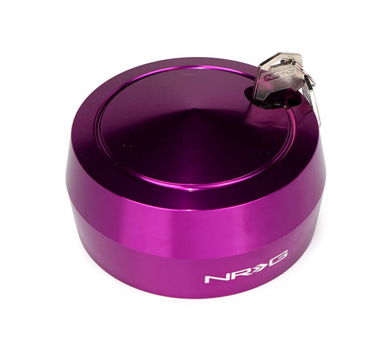 NRG Quick Lock w/ Free Spin - Purple - SRK-201PP - front view