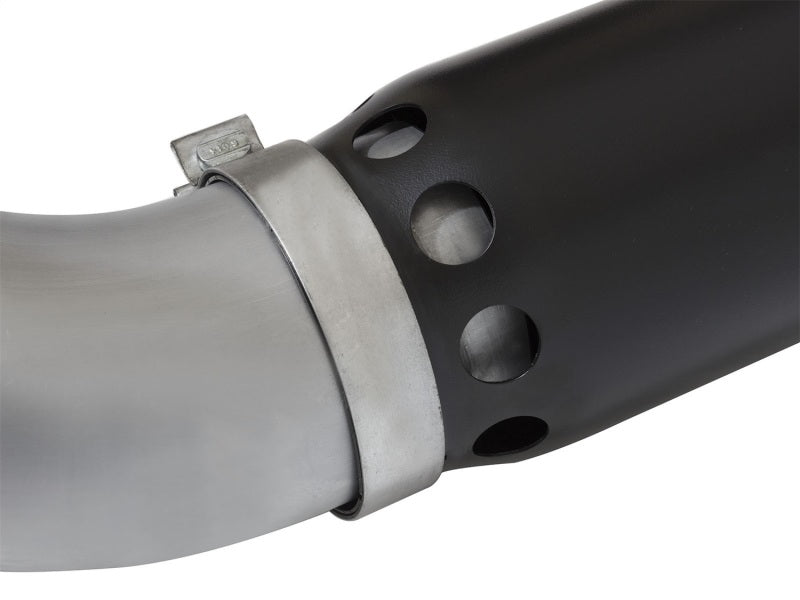 aFe Atlas Exhaust 5in DPF-Back Aluminized Steel w/ Black Tips 16-17 GM Diesel Truck V8-6.6L (td) - 49-04081-B