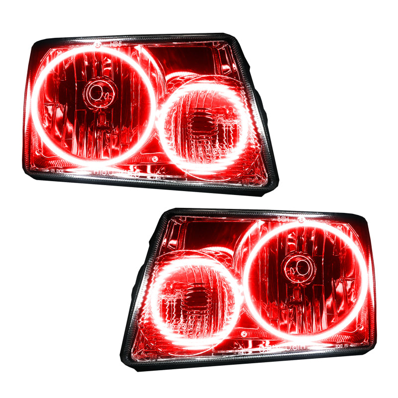Oracle Lighting 01-11 Ford Ranger Pre-Assembled LED Halo Headlights -Red SEE WARRANTY - 7052-003