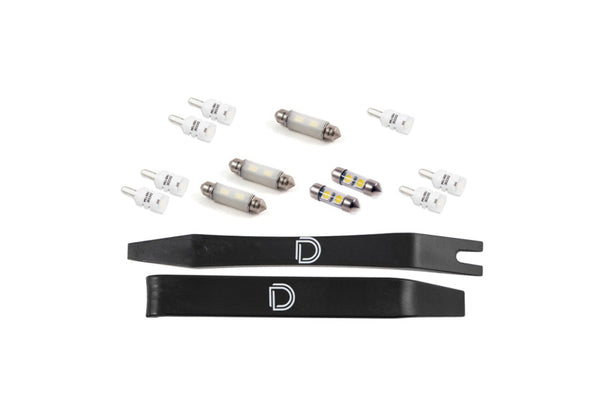 Diode Dynamics 08-16 d Super Duty F250/F350 Interior LED Kit Cool White Stage 1 - DD0599 by Diode Dynamics - front view