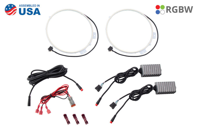 Diode Dynamics 18-21 Jeep JL Wrangler/Gladiator RGBW HD LED Halos - DD2290