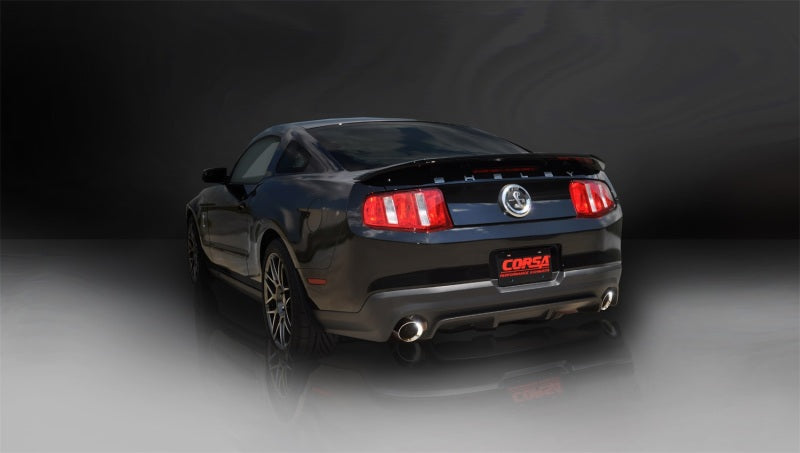 Corsa 2011-2012 Ford Mustang Shelby GT500 5.4L V8 Polished Sport Axle-Back Exhaust - 14320