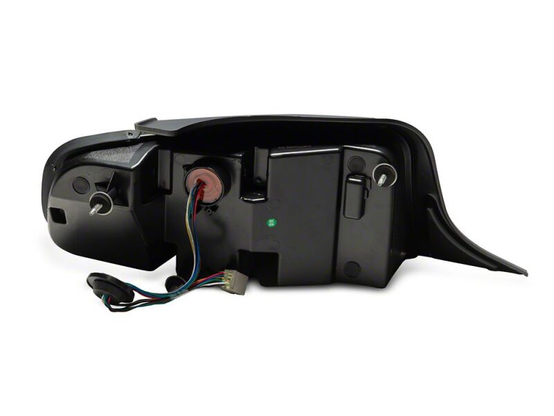 Raxiom 13-14 Ford Mustang CXR Series LED Tail Lights- Black Housing- Smoked Lens - 441705 - close-up view 9