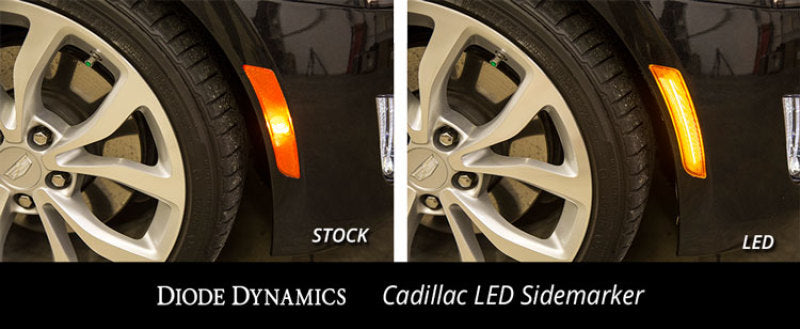Diode Dynamics 14-19 Cadillac ATS/CTS Cadillac ATS LED Sidemarkers (Pair) Clear - DD5064