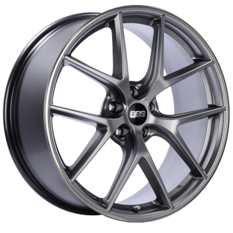 BBS CI-R 19x10 5x120 ET25 Platinum Silver Polished Rim Protector Wheel -82mm PFS/Clip Required - CI2502PSPO