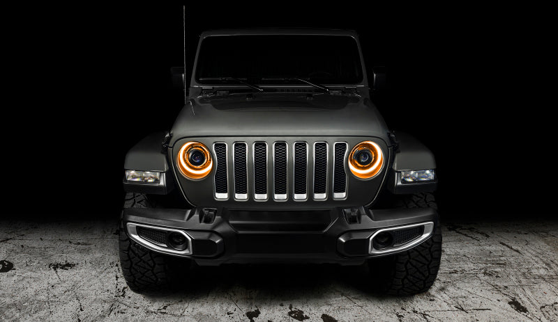 Oracle Jeep JL/Gladiator JT Oculus Bi-LED Projector Headlights - Amber/White Switchback SEE WARRANTY - 5839-023