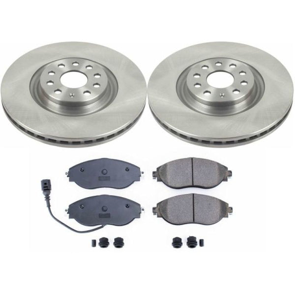 Power Stop 15-19 VW Golf R/GTi Front Autospecialty Brake Kit - KOE7175 for 2015-2024 Volkswagen GTI - front view