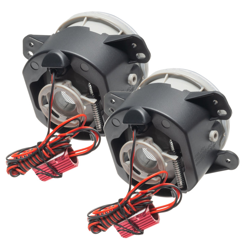 Oracle Lighting 07-09 Jeep Wrangler JK Pre-Assembled LED Halo Fog Lights -Blue SEE WARRANTY - 7080-002