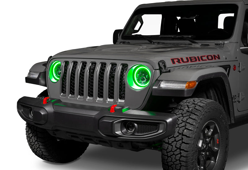 Oracle Jeep Wrangler JL/Gladiator JT 7in. High Powered LED Headlights (Pair) - Dynamic SEE WARRANTY - 5769J-332