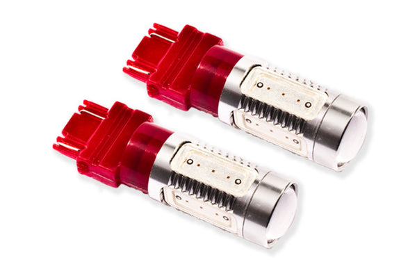 Diode Dynamics 3157 LED Bulb HP11 LED - Red (Pair) - DD0051P for 2000-2006 Chevrolet Tahoe - front view