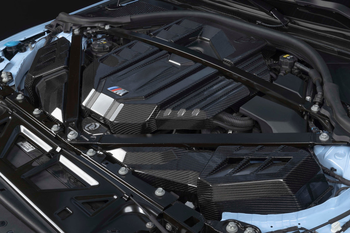 Dinan - Gloss Carbon Fiber Engine Cover - 2021-2026 BMW M2/M3/M4 - D590-0005