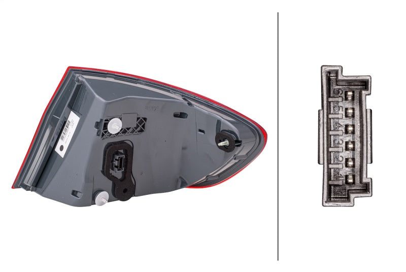 Hella 2011-2016 BMW 528i Left Outer Tail Light - 011144331