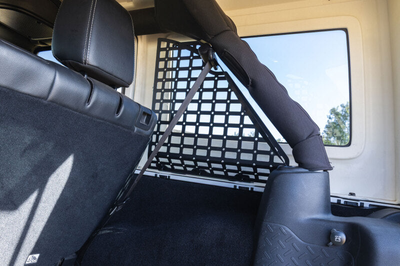 DV8 Offroad 07-18 Jeep Wrangler JK 4-Door Pocketed Rear Window Molle Panels - MPJK-02