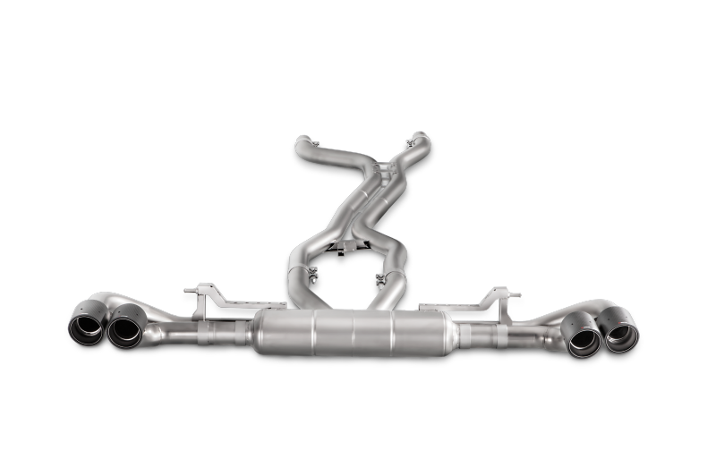 Akrapovic 15-17 Porsche Cayenne GTS (958 FL) Evolution Link Pipe Set (Titanium) - E-PO/T/3