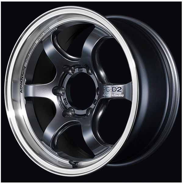 Advan RZ-DF2 Wheel 19x10.0 5x114.3 25mm Diamond Cut & Hyper Platinum Black - YAF9K25EDHPB by Advan