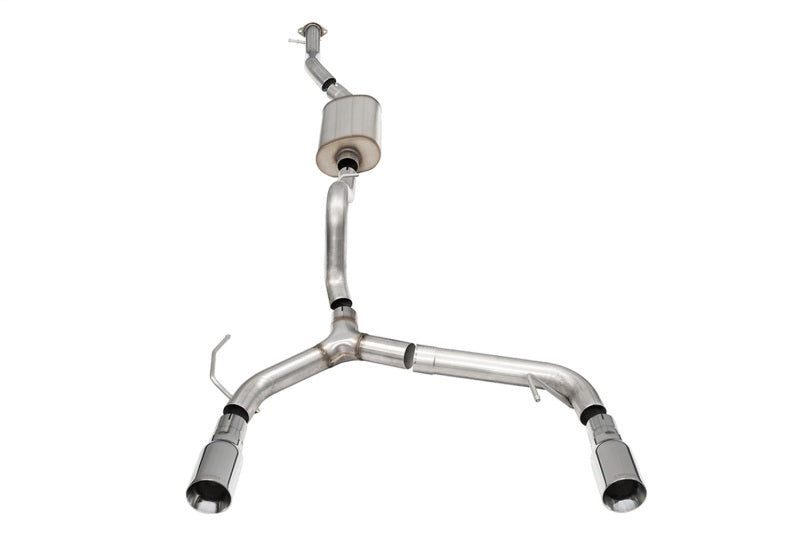 Corsa 21-24 Ford Bronco 2.3L 4-Door 2.75in Cat-Back Dual Rear Exhaust w/4in Straight-Cut Polish Tips - 21206