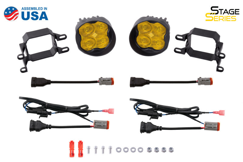 Clearance - Diode Dynamics SS3 Sport Type B Kit - White SAE Driving - DD6184 by Diode Dynamics Clearance - side view