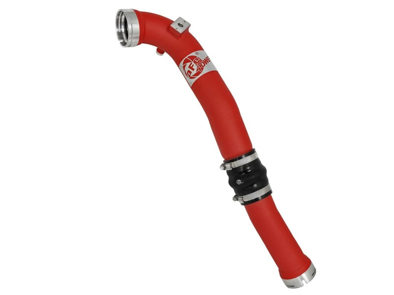 aFe BladeRunner 2.5-2.75in Red Intercooler Tube Cold Side w/ Couplings &amp; Clamps Kit 13-16 BMW F30 - 46-20229-R