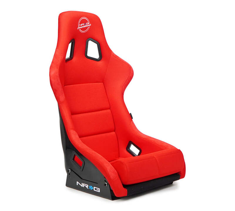 NRG FRP Fiber Glass Bucket Seat (Red) - XLarge - FRP-304RD-NRG - front view