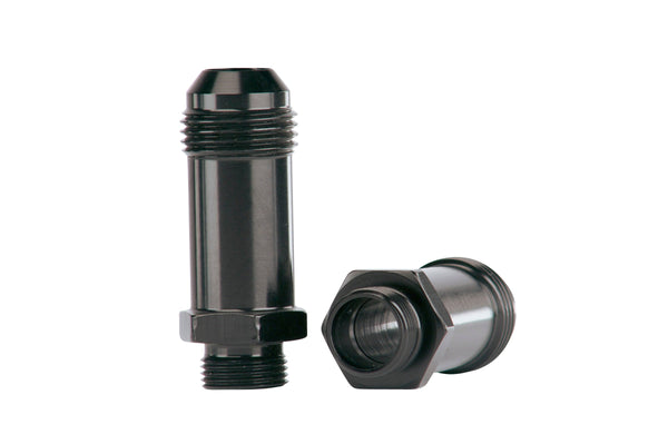 Aeromotive Demon Carb AN-08 to 9/16in x 24 Thread Float Bowl Fitting - Extended - 15208
