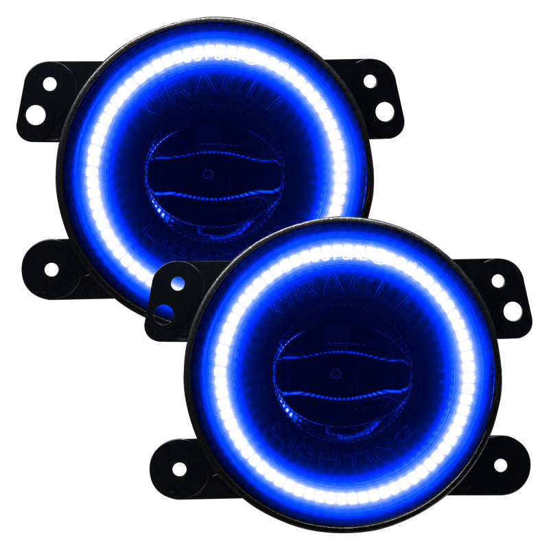 Oracle Jeep Wrangler JK/JL/JT High Performance W LED Fog Lights - ColorSHIFT - Dynamic SEE WARRANTY - 5846-332