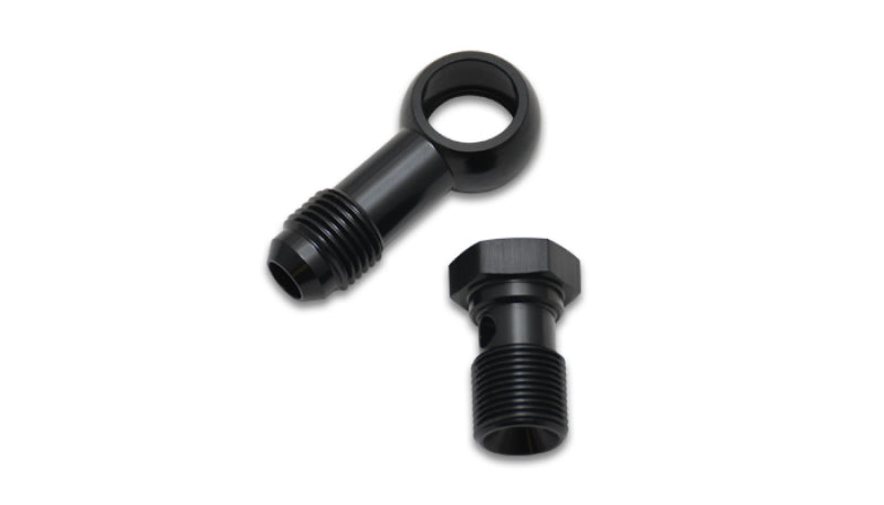 Vibrant Single -4AN 9/16-20 Aluminum Male Banjo Adapter Assembly - 11565