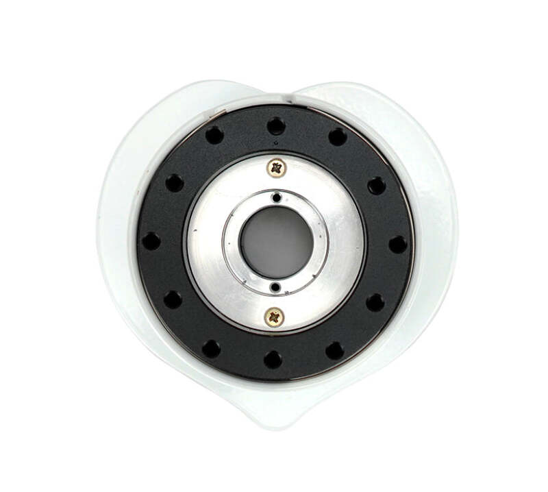 NRG Heart Quick Release Kit Gen 143 - Black Body / White Heart Ring - SRK-143BK-WT - close-up view 2 3 4 5 6 7 8