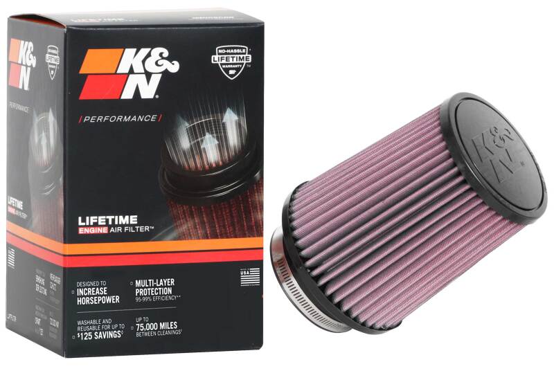K&amp;N Universal Air Filter 3-1/2in Flange / 5-1/2in Base / 4-1/2in Top / 6-1/2in Height - RU-4630XD