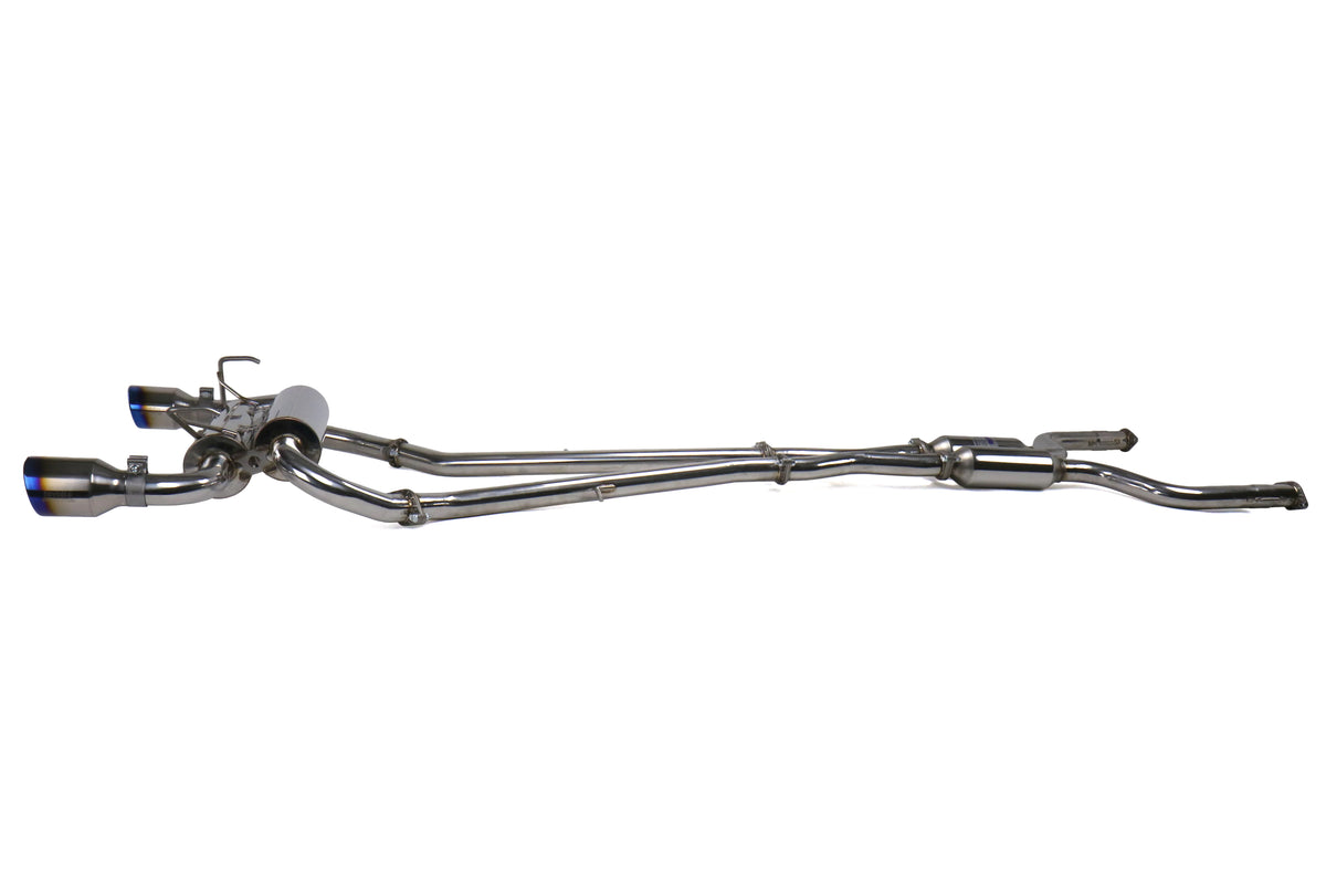 Invidia 07+ Infiniti G37 Coupe Gemini Rolled Titanium Tip Cat-back Exhaust - HS07IG7GID