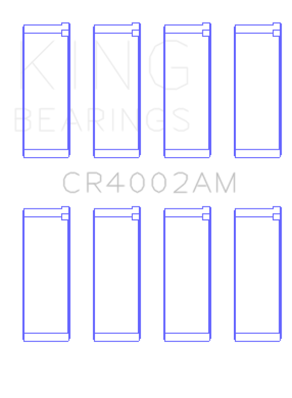 King Ford/Kia/Mazda DOHC 16 Valve/SOHC 16 Valve/SOHC 8 Valve (Size STD) Rod Bearing Set - CR4002AM