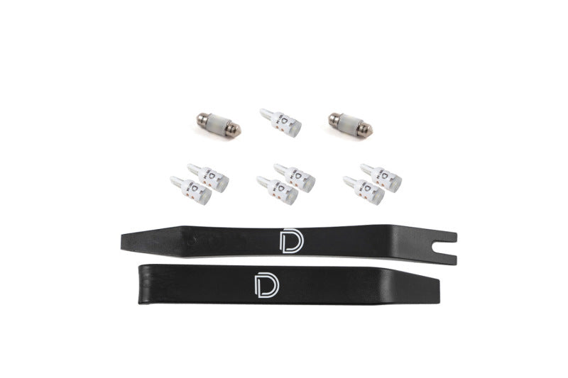 Diode Dynamics 06-12 Toyota RAV4 Interior LED Kit Cool White Stage 1 - DD0575 by Diode Dynamics - installed view