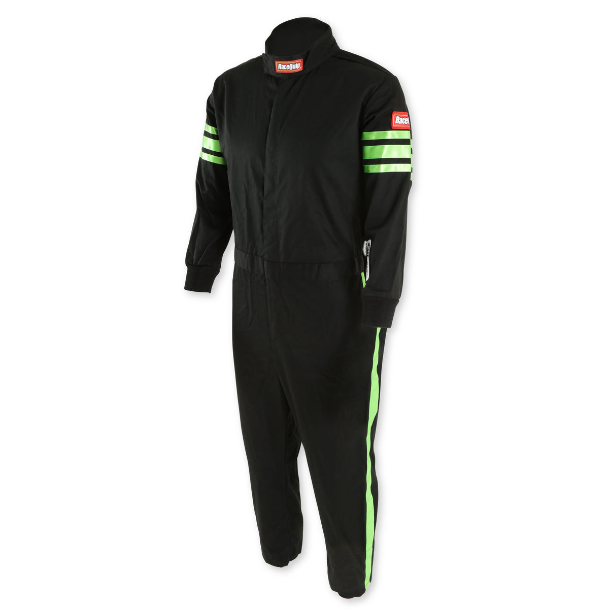 RaceQuip Green Trim SFI-1 JR. Suit - KSmall