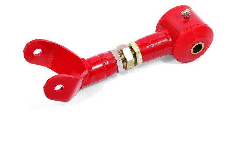 BMR 11-14 S197 Mustang Upper Control Arm On-Car Adj. (Polyurethane) - Red - UTCA034R for 2011-2014 Ford Mustang - front view