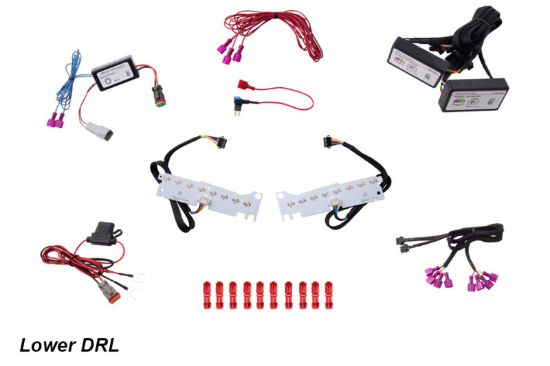 Diode Dynamics 17-20 Chevrolet Camaro ZL1 RGBWA Lower DRL Boards - DD2292